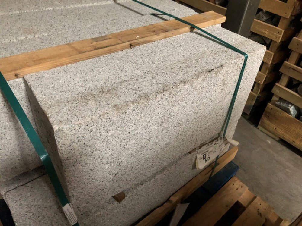 Silver Grey radius kerbs
